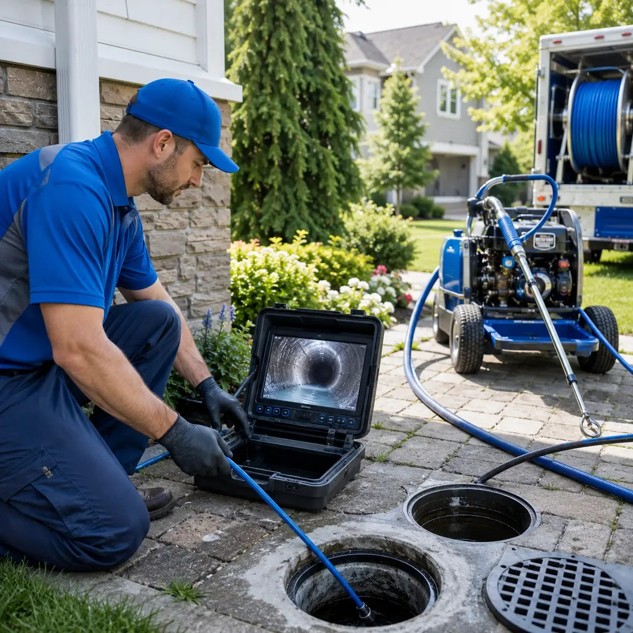 Outdoor drain cleaning professionals serving Harris, MO